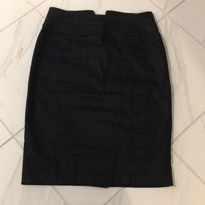 Black pencil skirt